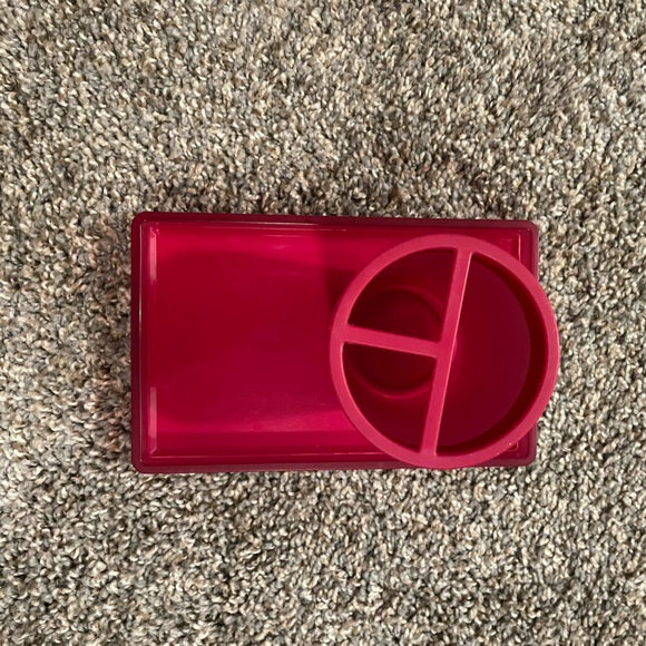 Red Toothbrush Holder & Tray - Picture 1 of 9